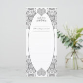 Menu Céramique gris dentelle (Debout devant)