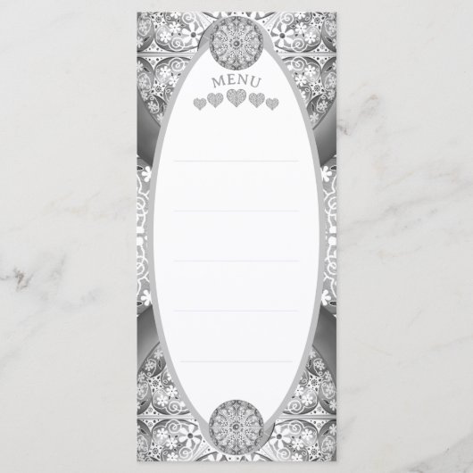 Menu Céramique gris dentelle (Devant)