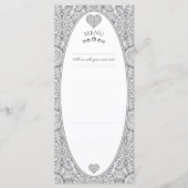 Menu Céramique gris dentelle (Devant)