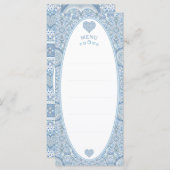 Menu Céramique Lace Bleu clair (Devant / Derrière)