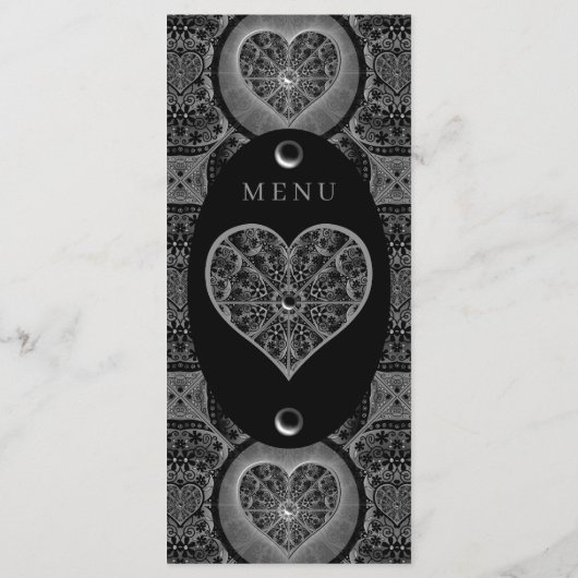 Menu Céramique noir (Dos)