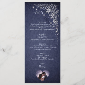 Menu Cérémonie de mariage au bosquet éclairé par la lun
