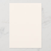 Menu C'est Amore Fête des mariées (Dos)