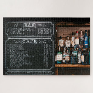 Menu Chalkboard Bar Puzzle Legpuzzel