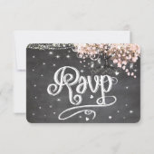 Menu Chalkboard Choice Pink Heart Leaf Tree RSVP (Dos)