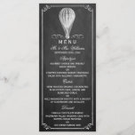 Menu Chalkboard Hot Air Balloon Collection Mariage<br><div class="desc">Chalkboard Hot Air Balloon Collection Mariage - Menu</div>