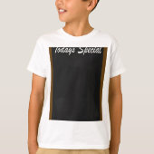 Menu Chalkboard T-shirt (Voorkant)