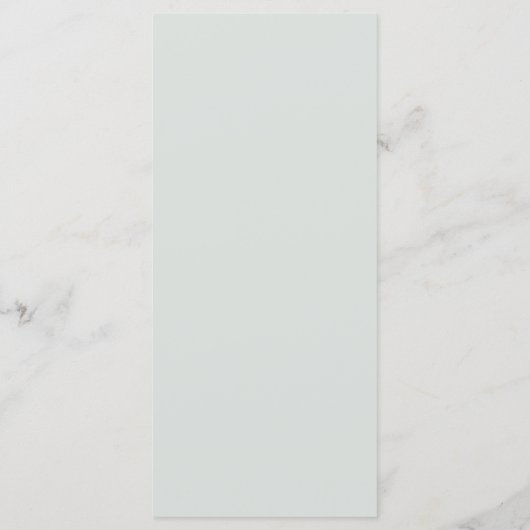 Menu Champagne Ivory Blush rose Floral Mariage (Dos)