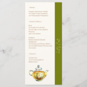 Menu CHARMANT Chamomile Tea Party (Devant)