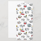 Menu Chats amusants, lait et magie. (Devant / Derrière)