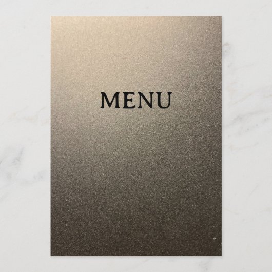 Menu Chic (Devant)