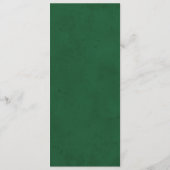 Menu Chic Floral Tropical Garden Wedding Menu (Dos)