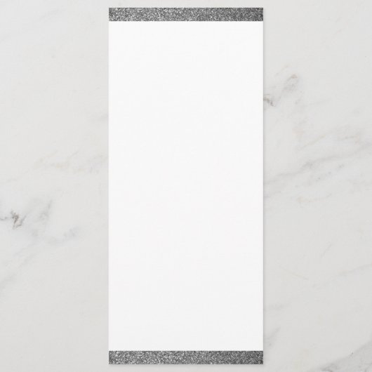 Menu Chic Mariage Royal Bleu Argent (Dos)