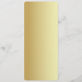 Menu Chic Skinny Custom Wedding (Dos)