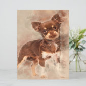 Menu Chihuahua looking at camer_dog lover (Debout devant)