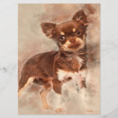 Menu Chihuahua looking at camer_dog lover (Devant)