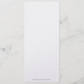 Menu chinois moderne de mariage de Dragon-Phoenix (Dos)