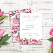 Menu Choix Mariage RSVP