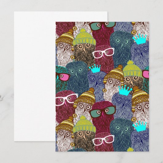 Menu Chouette dans la couronne (Devant / Derrière)