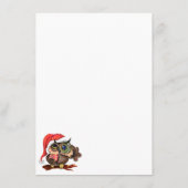 Menu Chouette de Noël (Dos)