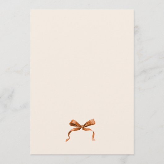 Menu Christmas Whimsical Funky Boho Bow Dinner Party (Dos)