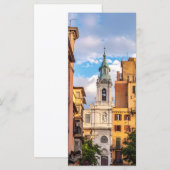 Menu church in city (Devant / Derrière)