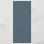 Menu Ciel nuageux bleu élégant (Dos)