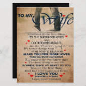 Menu Citation D'Amour Pour Femme, Anniversaire De La Fe (Devant / Derrière)