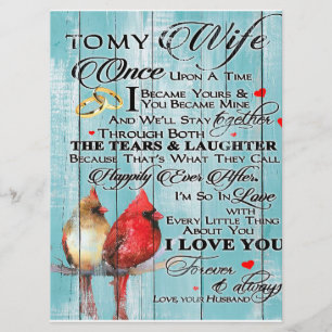 Menu Citation d'amour pour femme, Cadeau d'amour de cou