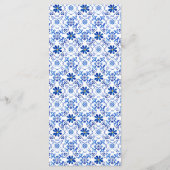 Menu Citron bleu jaune moderne (Dos)