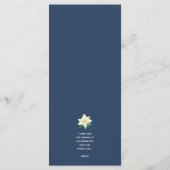 Menu Citrons vert sur Mariage bleu marine (Dos)