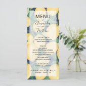 Menu Citrons vert sur Mariage bleu marine (Debout devant)