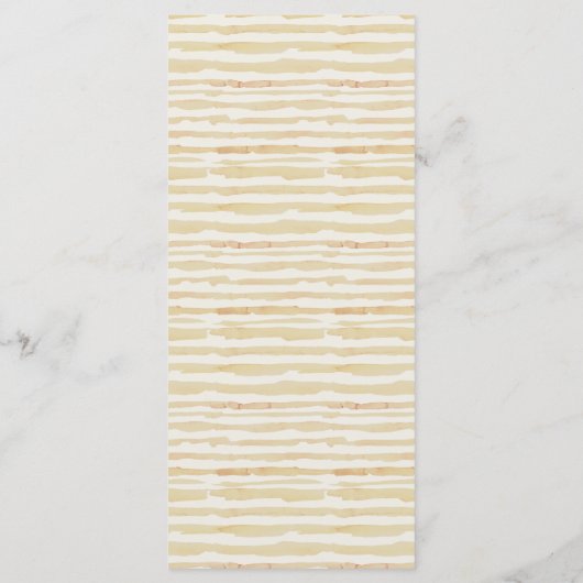 Menu Citrouille de tournesol jaune rustique Mariage de  (Dos)