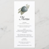 Menu Clam Mariage d'aquarelle (Devant)