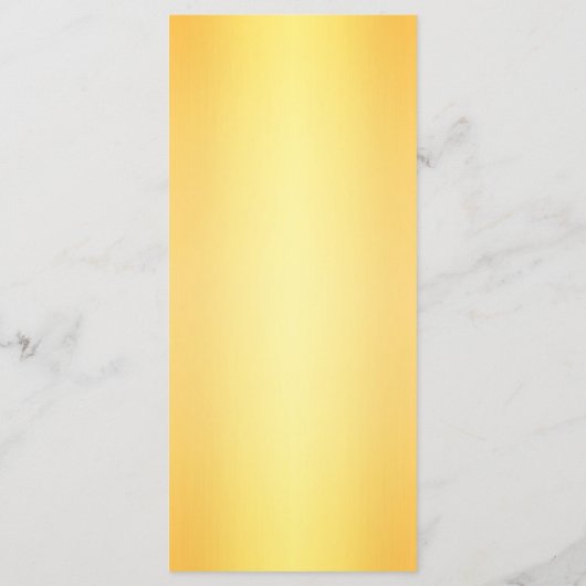 Menu Classic Elegant Mariage Or (Dos)