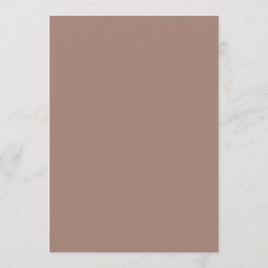 Menu Classic Luxe | Mocha Taupe Border Neutral Wedding (Dos)