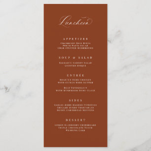 Menu Classique Déjeuner Menu Mariage Réception Car