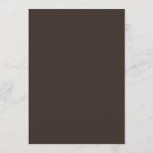Menu Classique Luxe | Mariage Brun Neutre (Dos)