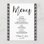 Menu classique minimaliste économique (Devant)