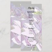 Menu Clematis rose (Devant / Derrière)