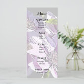 Menu Clematis rose (Debout devant)
