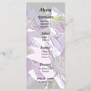 Menu Clematis rose