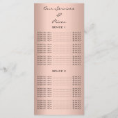 Menu Clou Artist Studio Drivers Rose Wax Epilation Prix (Dos)