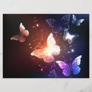 Menu Clowing Night Butterflies