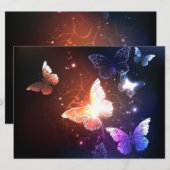 Menu Clowing Night Butterflies (Devant / Derrière)