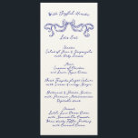 Menu Cobalt Blue La Dolce Vita Ribbon Ecru Mariage<br><div class="desc">***cette conception fait partie d'une collection*** __________________________ ce modèle de conception est entièrement modifiable et personnalisable par vous le client - cliquez sur personnaliser un autre bouton si vous souhaitez déplacer, ajouter, supprimer ou apporter des changements importants à la conception ________________________________________________________________________________________________________________________________________________________________________________ si vous avez des questions sur le DESIGN ou...</div>