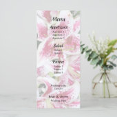 Menu Cœur avec lis Stargazer (Debout devant)