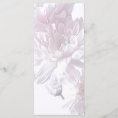 Menu Coeur Chrysanthème rose (Dos)