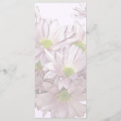 Menu Cœur de Mums Marguerite Rose (Dos)