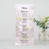 Menu Cœur de Mums Marguerite Rose (Debout devant)